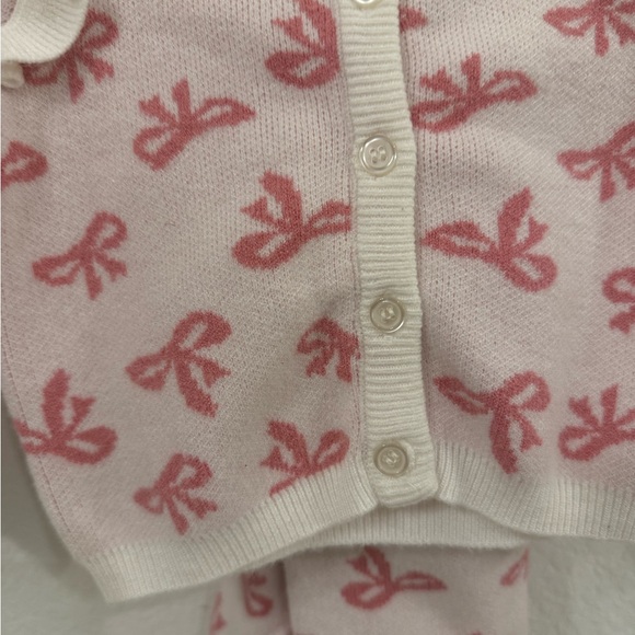 btween Pink and White Bow Sweater - Picture 2 of 8